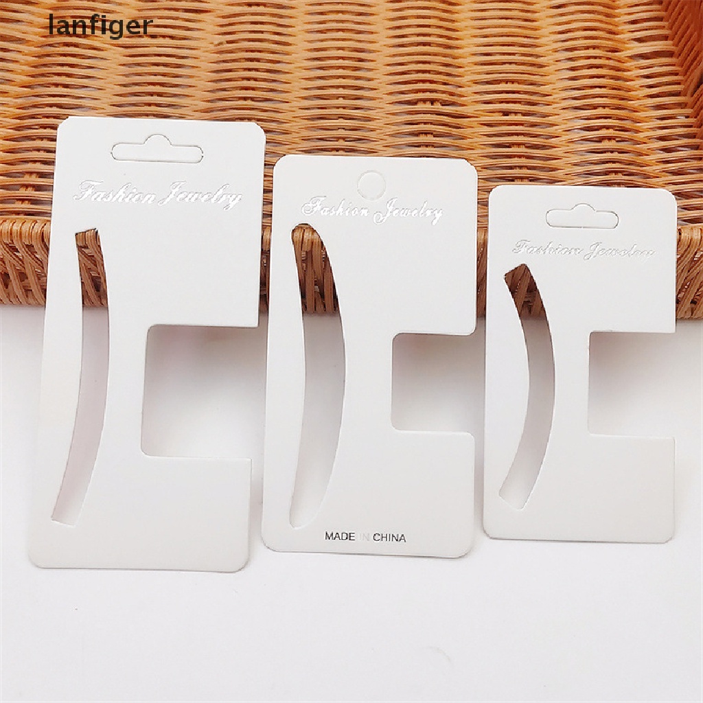 Set 50 Thẻ Kẹp Giấy Trưng Bày Kẹp Tóc Trang Sức DIY