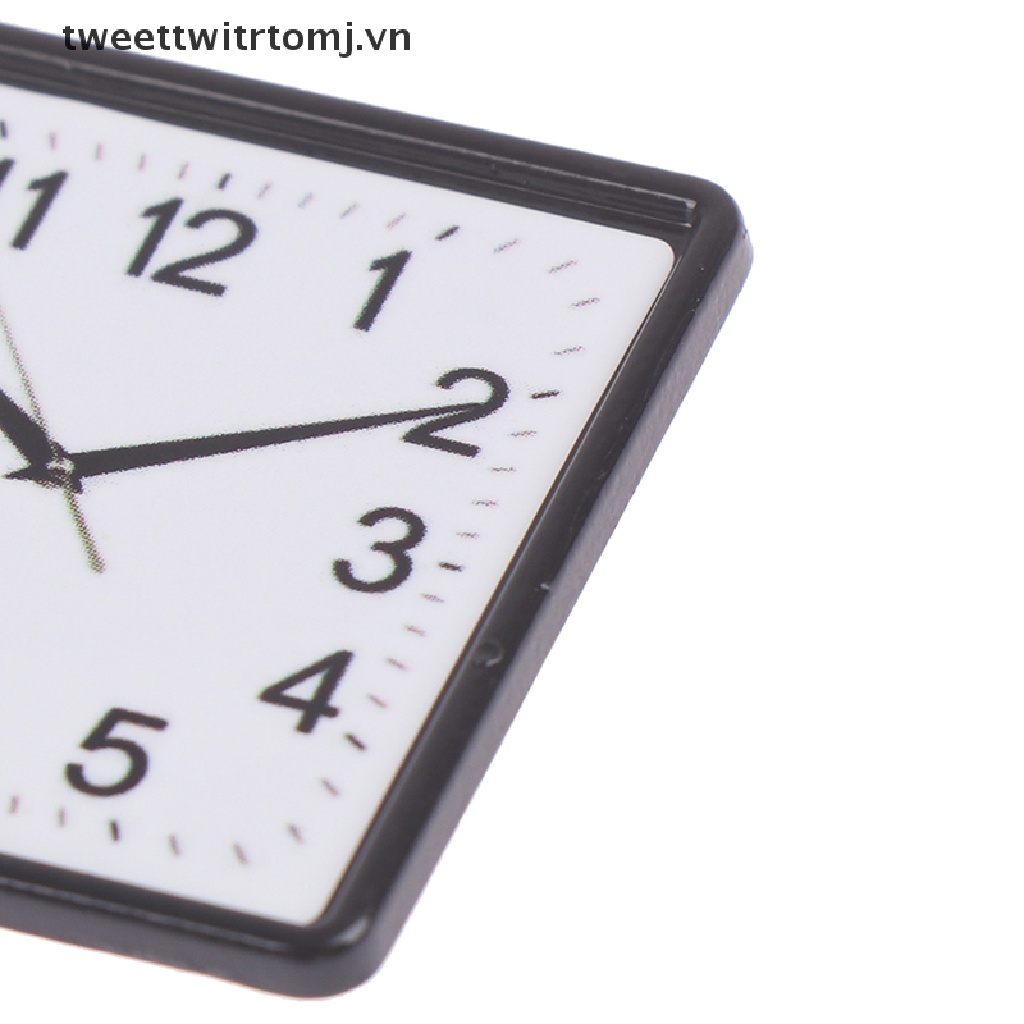 Đồng Hồ Treo Tường Trang Trí Nhà Búp Bê Tỉ Lệ 1: 12