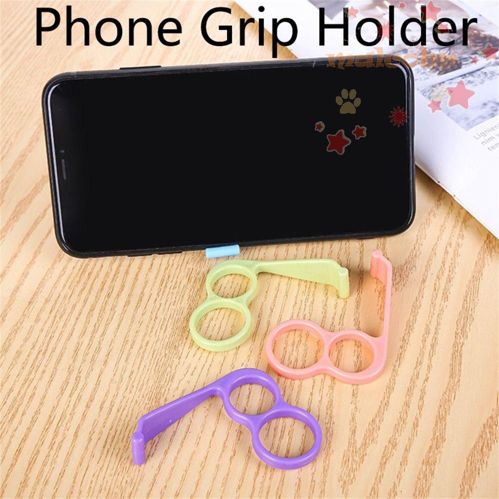 Giá Đỡ Điện Thoại / Máy Tính Bảng Dạng Nhẫn Đeo Ngón Tay Bằng Nhựa Tiện Dụng