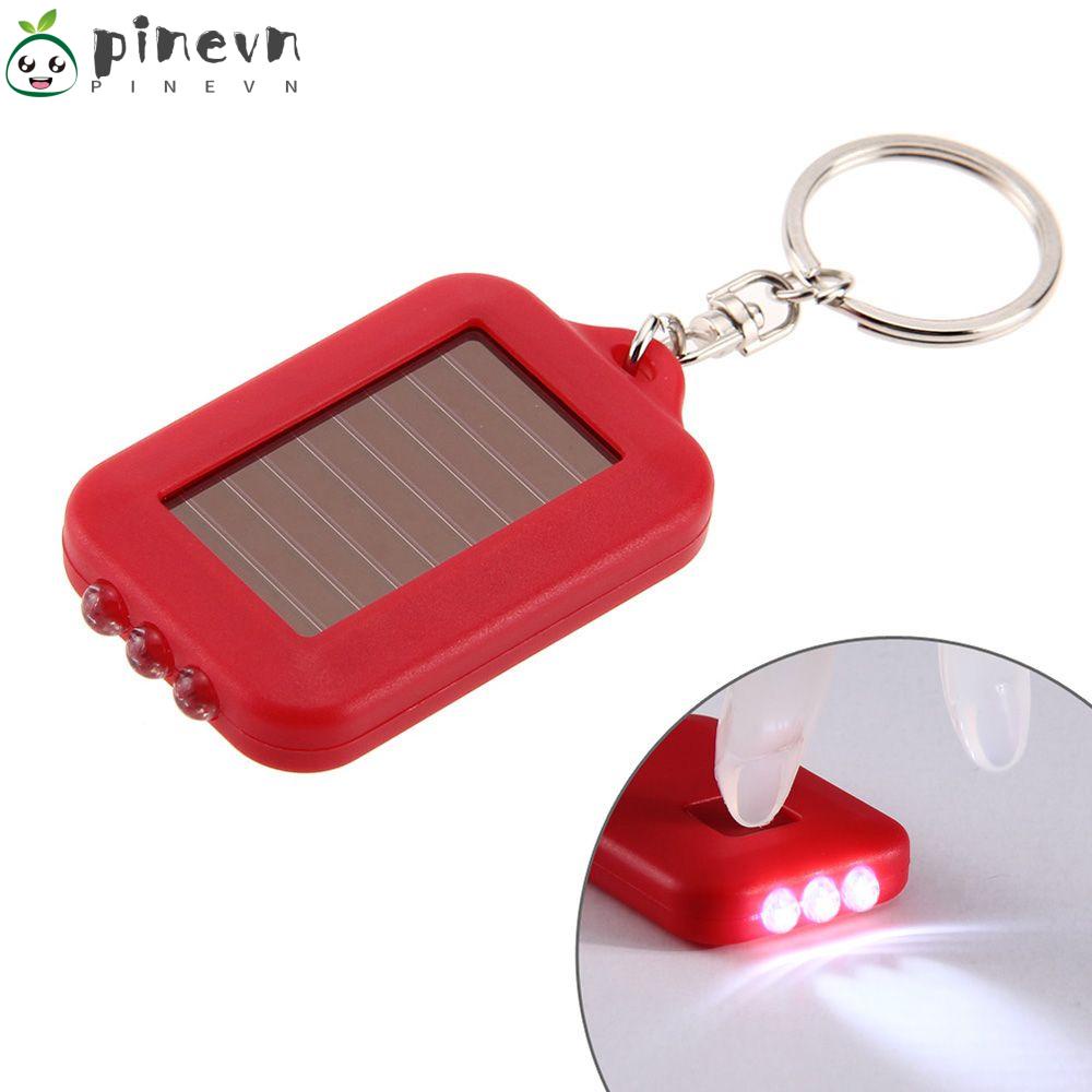 Móc Khóa Đèn Pin Năng Lượng Mặt Trời Mini Tiện Dụng