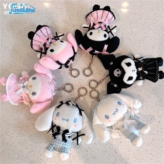 Sanrio móc khóa hình thỏ nhồi bông kuromi cinnamoroll dễ thương