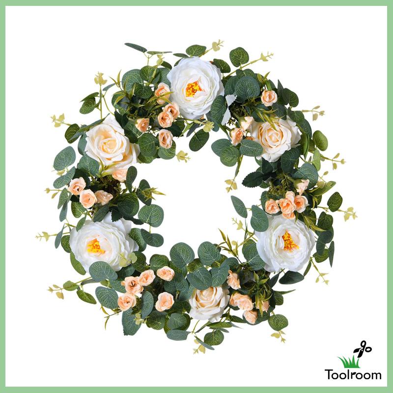 Vòng Hoa Bằng Lụa Dùng Trang Trí Cửa Nhà Hàng / Tiệc Cưới