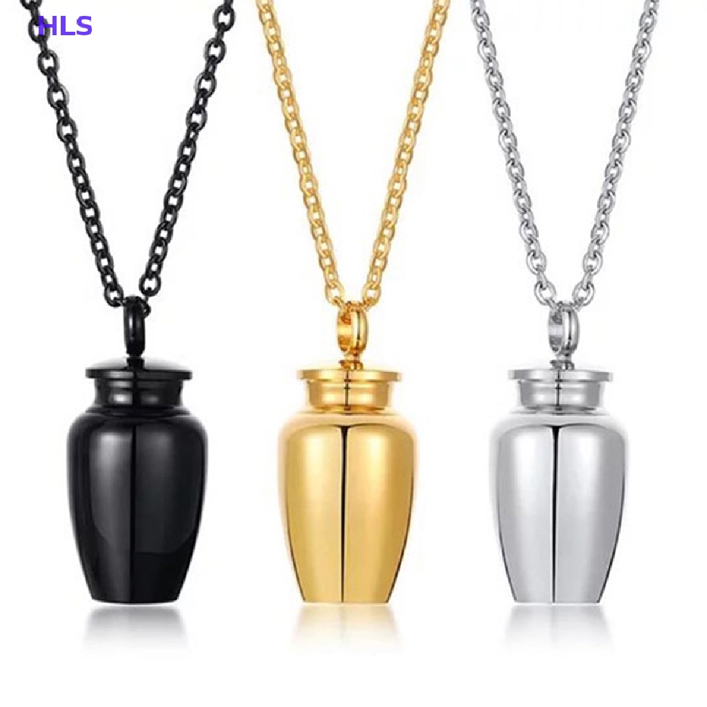 Vòng cổ Bằng Thép Không Gỉ Mặt Tro Giữ Kỉ Niệm Urn