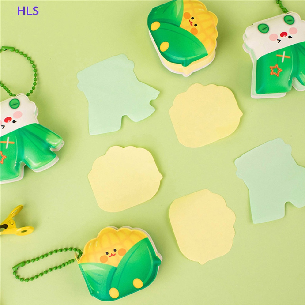 Giấy Ghi Chú Hình Rau Củ Quả / Bắp Hoạt Hình Bằng Giấy Dễ Thương Dùng Trong Văn Phòng