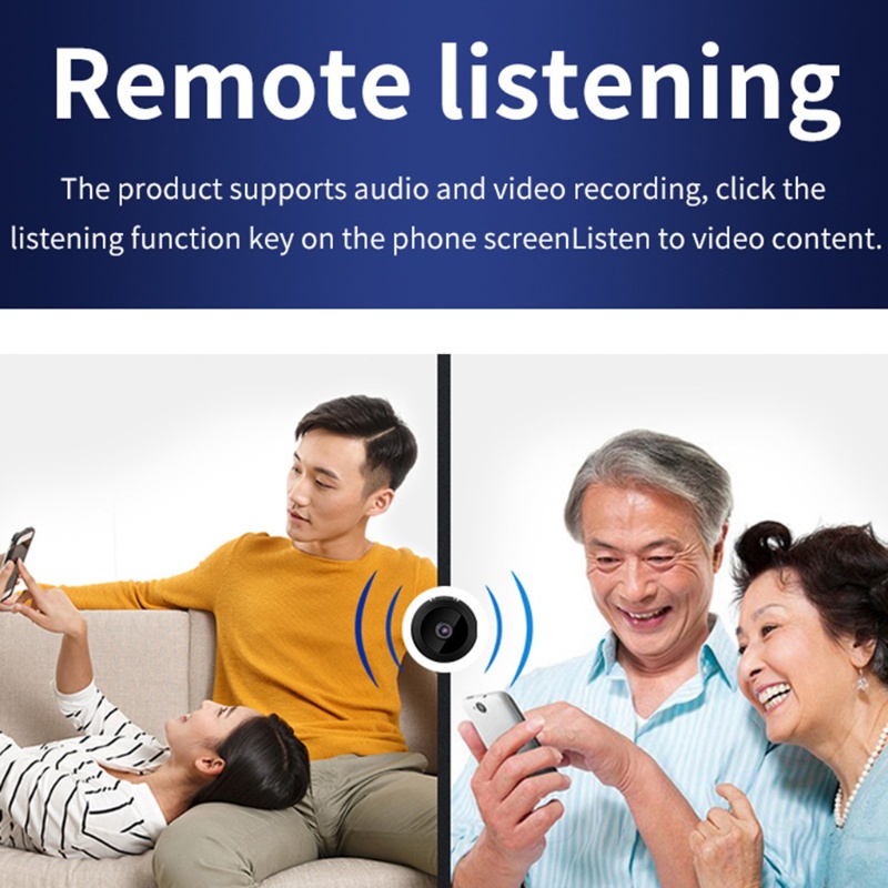 Camera An Ninh Thông Minh 1080P Kết Nối WiFi Hỗ Trợ Tầm Nhìn Ban Đêm