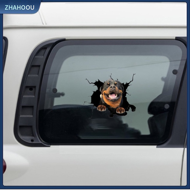 ☃Nhà Cửa☃ Miếng Dán Hình Chú Chó 3d D-2134 Trang Trí Thân / Cửa Sổ Xe Hơi