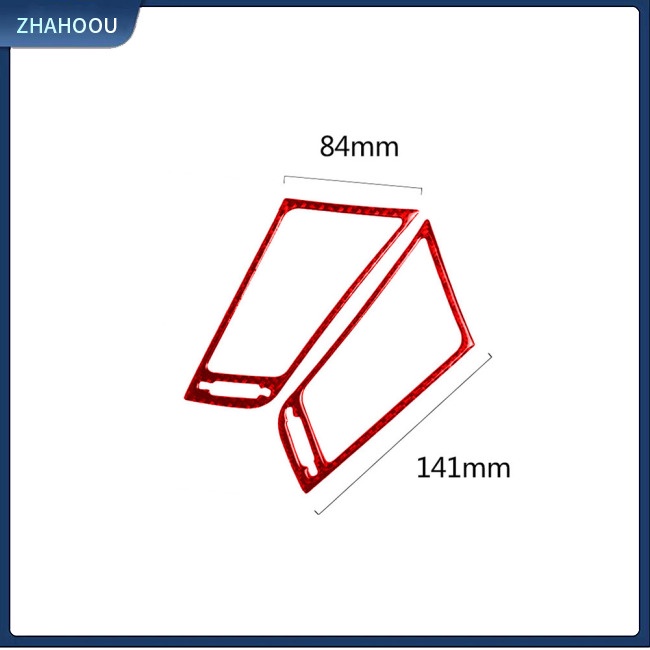 ☃Phụ Kiện Trang Trí Nhà Cửa Kiểu Dáng Dễ Thương Xinh Xắn☃ 1 Cặp Sticker Sợi Carbon Dán Trang Trí Lỗ Thông Gió Xe Hơi