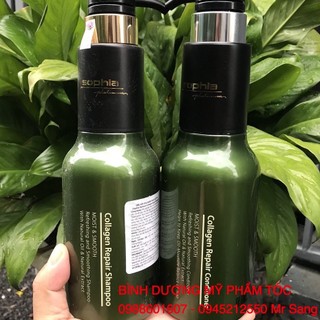 Dầu gội xả phục hồi tóc hư tổn Sophia Collagen Platinum 500mlx2 ( Hàn Quốc) (2026)