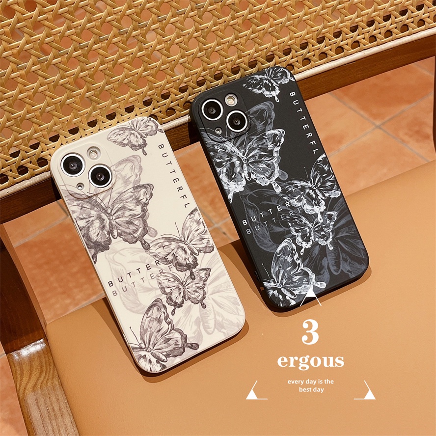 Ốp Điện Thoại TPU Mềm Hình Bướm Cho Vivo Y12A Y12s Y15A Y15s Y20 Y20i Y20s Y02S Y21 Y21s Y33s Y16 Y01 Y02s Y02 Y17 Y15 Y12 T1X Y35 Y22 Y95 Y93 Y91 V25 V27e V23e V21e V20Se V23 V20 Pro Y21T Y20sD Y20sG