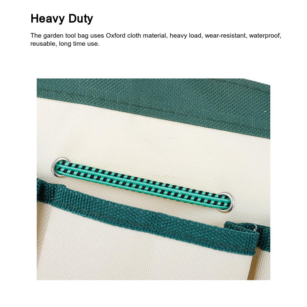 Set Túi Đựng Dụng Cụ Làm Vườn Đa Năng Sức Chứa Lớn