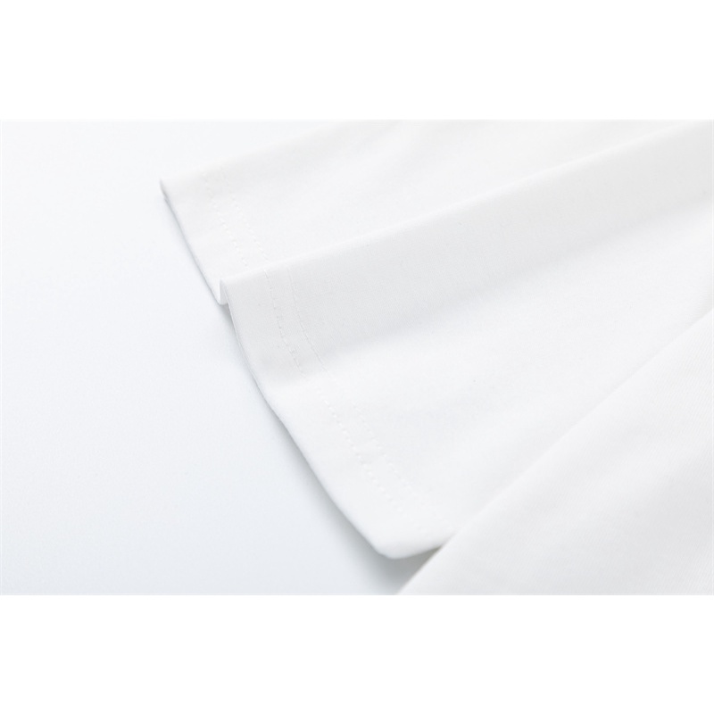 B-b-r &amp; - Áo Thun cotton Tay Ngắn Dáng Rộng Hai Sợi Nhỏ Cao Cấp Phong Cách Châu Âu Cho Nam Và Nữ Jrtldkijrtgm