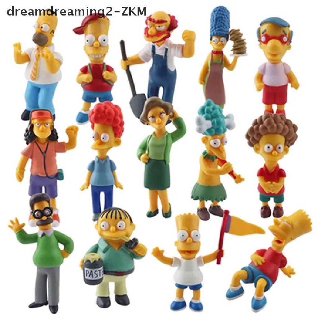[Dreaming] Đồ Chơi Búp Bê Hoạt Hình Simpsons Disney Vui Nhộn Trang Trí Quán Bart [zkm]