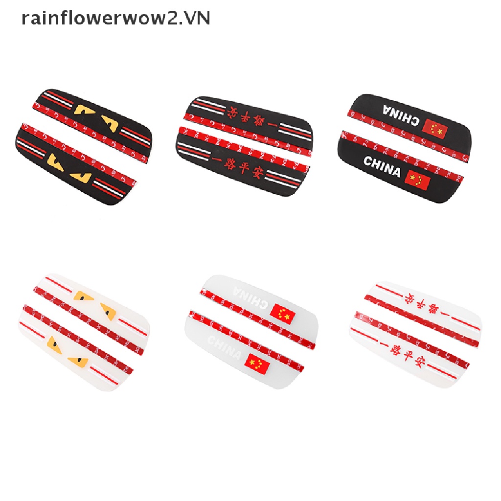 1 Cặp Vỏ Bọc Gương Chiếu Hậu Xe Hơi Chống Nước Mưa Họa Tiết Hoạt Hình Sáng Tạo