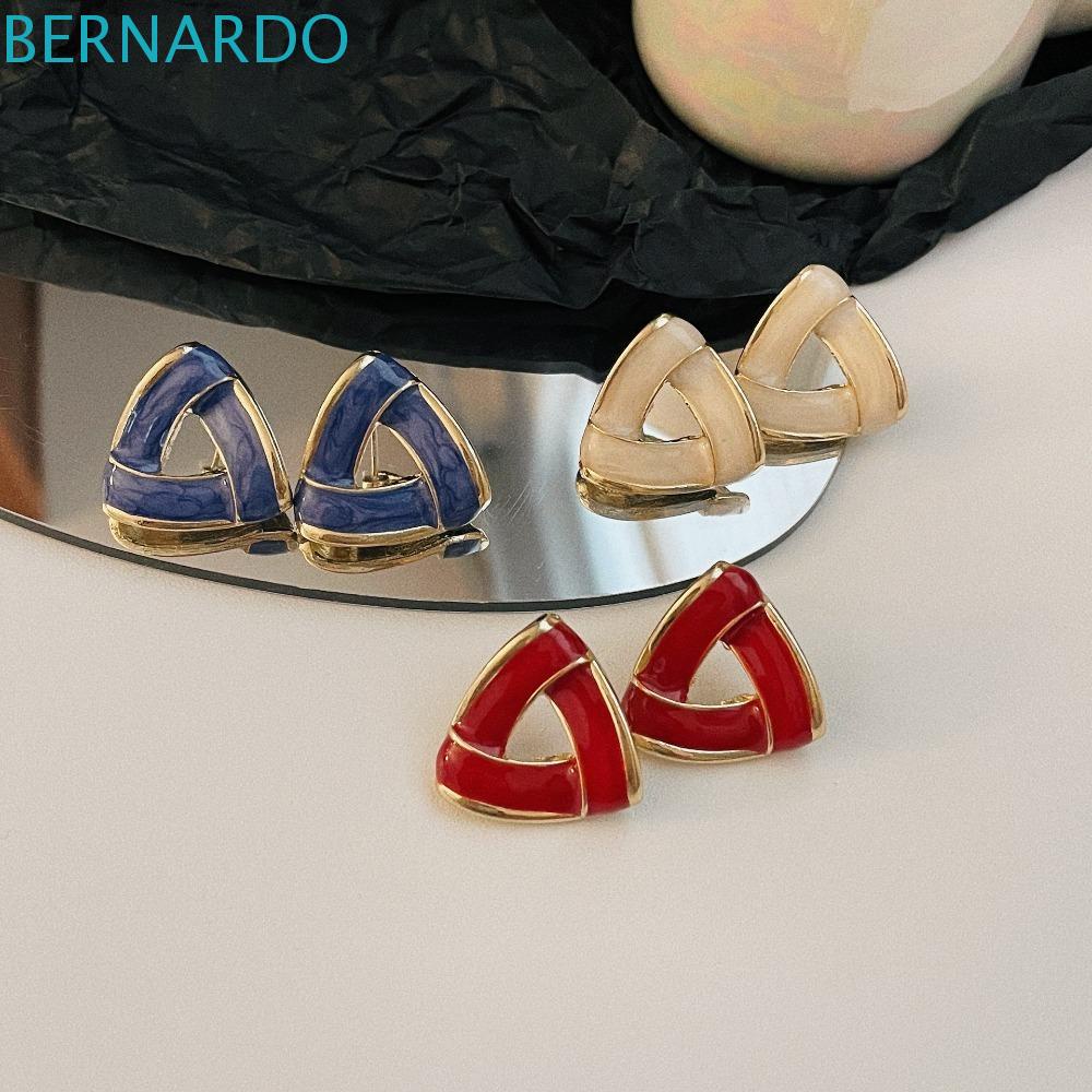 Bông Tai Hình Tam Giác Chống Dị Ứng Phong Cách Hàn Quốc Thời Trang|Khuyên Tai Kim Loại Thời Trang Cá Tính