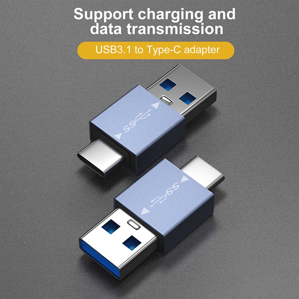 Đầu Chuyển Đổi OTG USB3.1 Sang Type-C 2 Trong 1 10Gbps Cho Laptop / Máy Tính Bảng / Điện Thoại Thông Minh