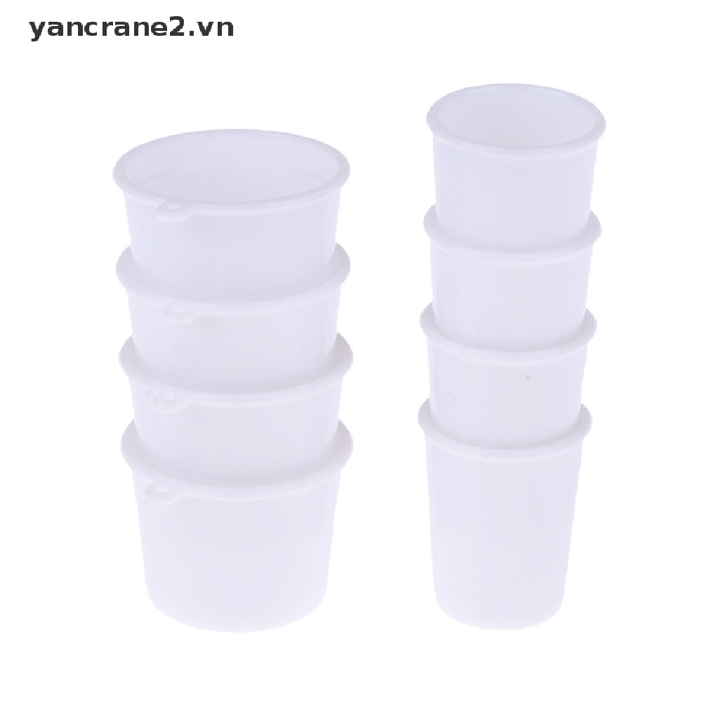 Set 4 Ly / Tách Uống Cà Phê / Kem Màu Trắng Trang Trí Nhà Búp Bê 1: 6 2.vn