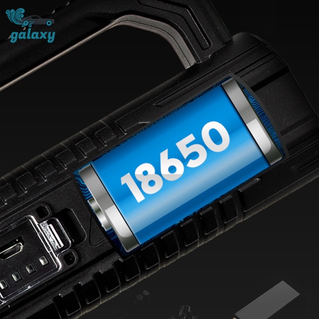 Galaxy Đèn Pin Cầm Tay Đa Năng Công Suất Cao Sạc Usb Tiện Dụng