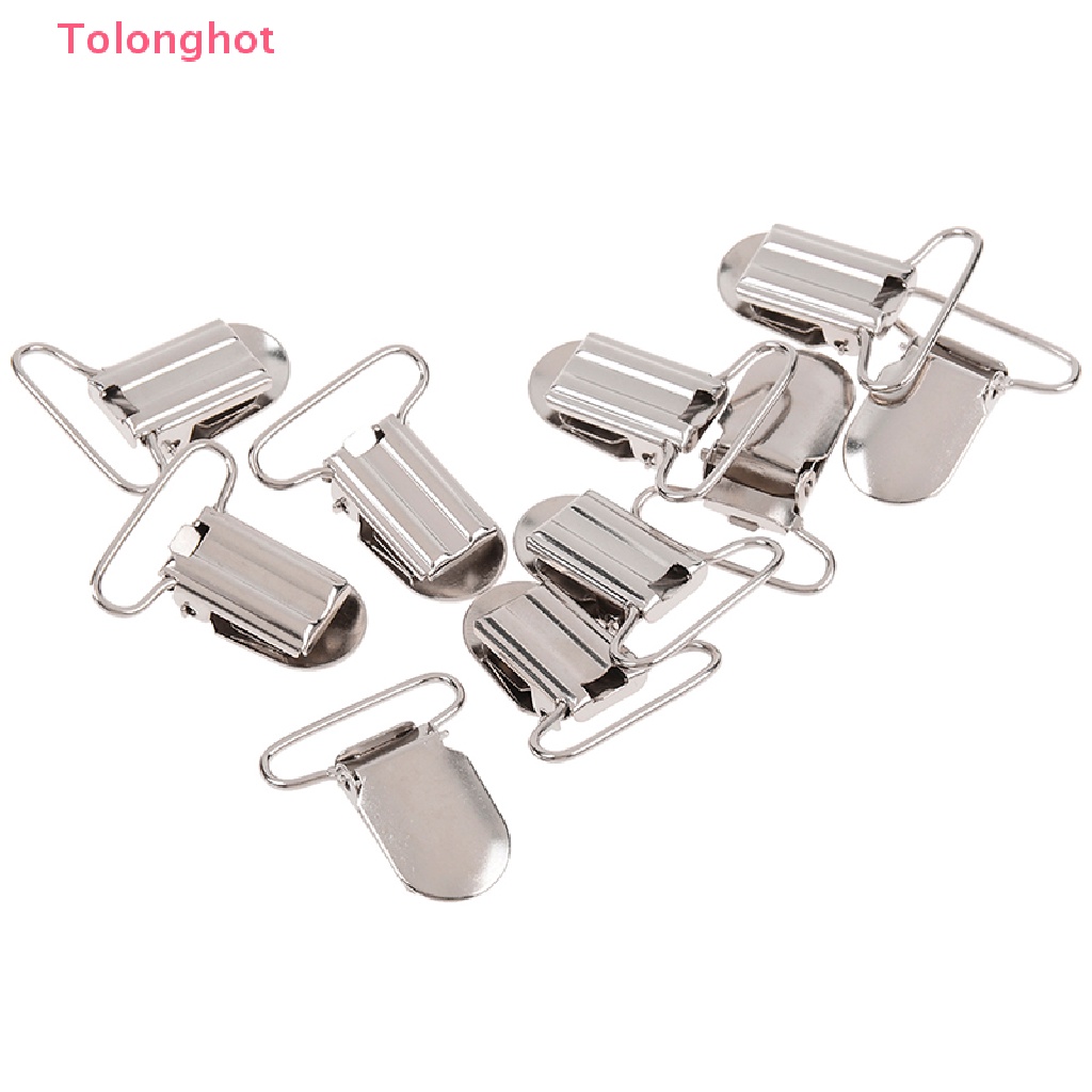 Set 10 Kẹp Giữ Núm Vú Giả Hình Chữ t 25mm Chuyên Dụng