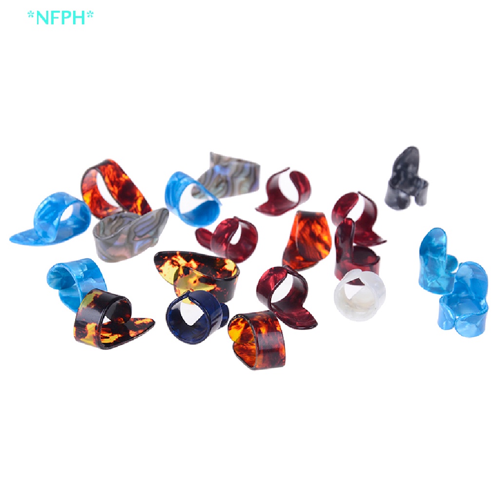 Bộ 10 Móng Gảy Đàn Guitar Bằng Thép Không Gỉ Mới