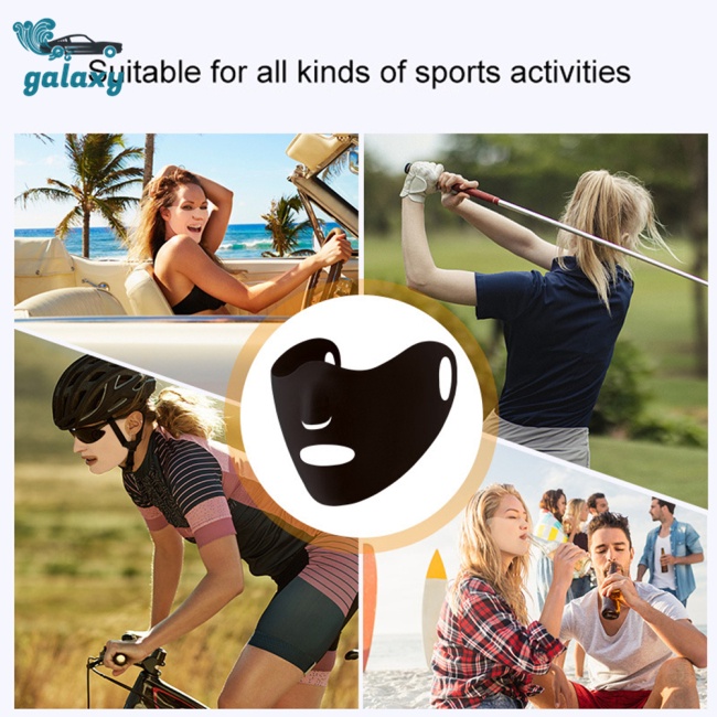 Galaxy Khẩu Trang Chống Nắng Hai Lớp Bằng Lụa Lạnh Thoáng Khí Có Thể Giặt Sạch Dành Cho Bạn