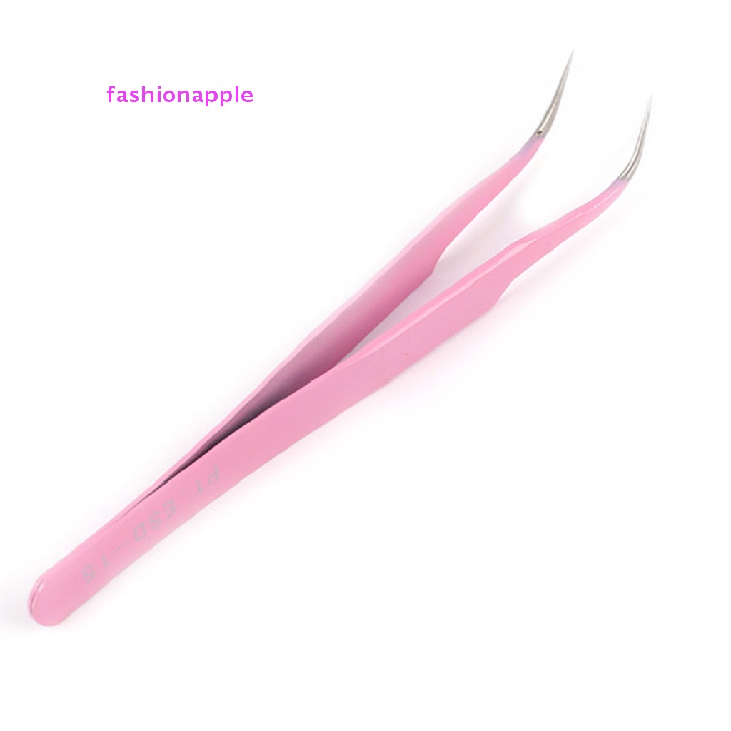 Set 2 Nhíp Uốn Cong + Thẳng Bằng Thép Không Gỉ Làm Móng Nghệ Thuật