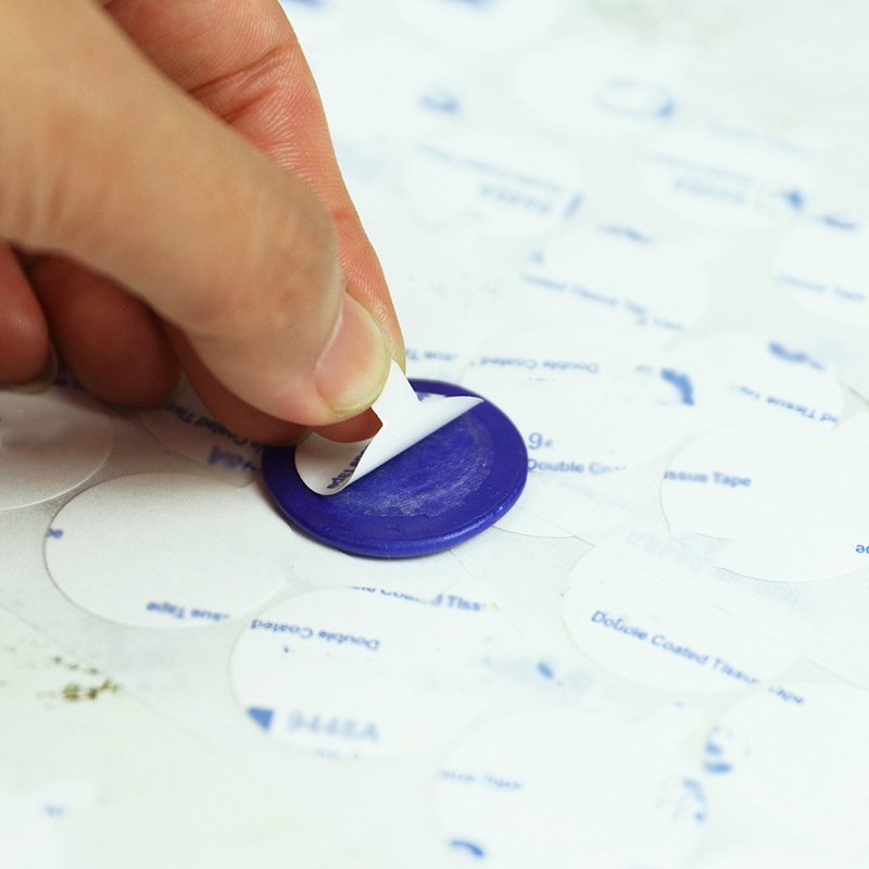 100pcs sáp niêm phong nhãn dán siêu mạnh tự dính trở lại nhãn dán hai mặt cho sáp niêm phong tem tiền xu