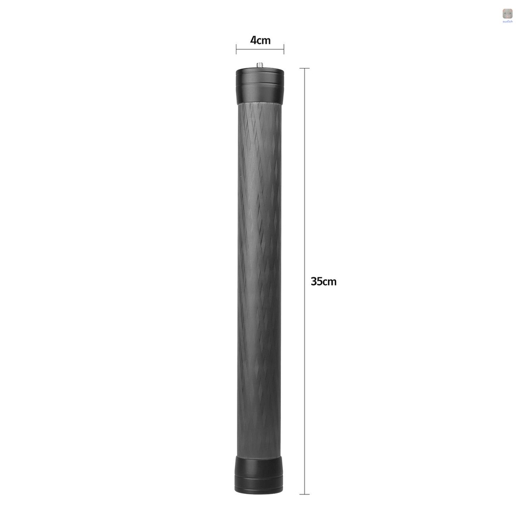 Cần Nối Dài 35cm / 13.8in Bằng Sợi Carbon Thông Dụng Với 1 / 4-inch 3 / 8-inch Gắn Điện Thoại / Máy Ảnh Gimbal