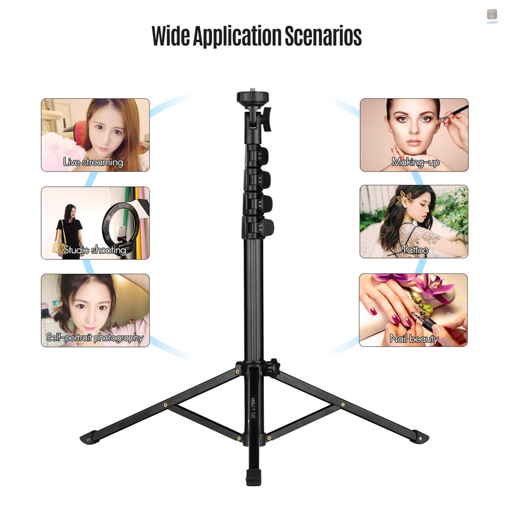 Giá Đỡ Máy Ảnh Ba Chân Kingjoy FL019 Đa Năng Chất Liệu Hợp Kim Nhôm Ốc Vít 1 / 4 Inch L