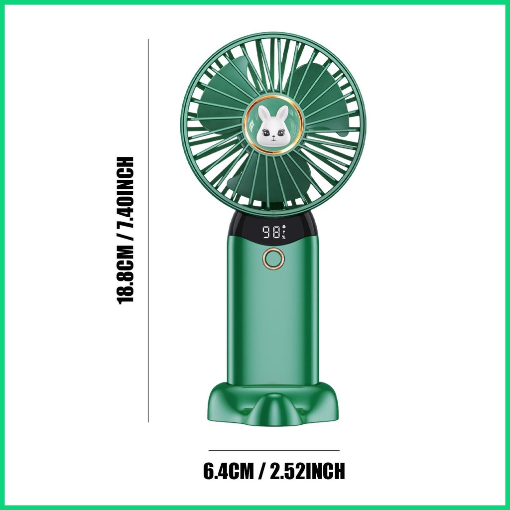 Quạt Làm Mát Có Đèn LED Sạc Được Không Ồn