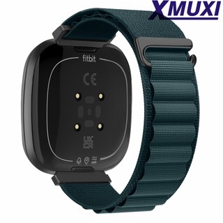 Dây đeo nylon thoáng khí cho đồng hồ thông minh fitbit versa 4 / versa 3 band / fitbit sense / sense 2