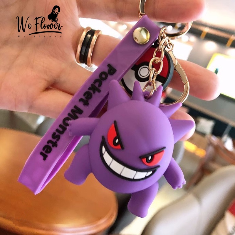 Móc khóa WE FLOWER thiết kế nhân vật pikachu tùy chọn đáng yêu
