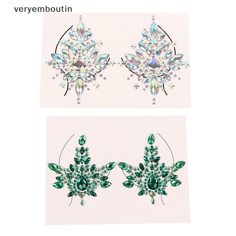 Miếng Dán Ngực Đính Hạt Kim Cương Pha Lê Lấp Lánh