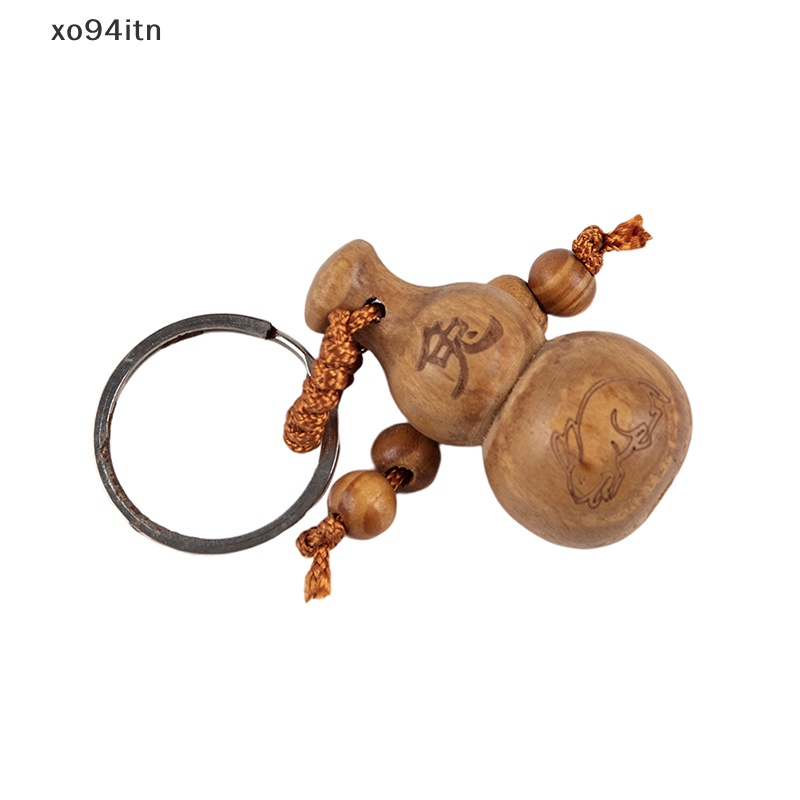 Tn Feng Móc Khóa Bằng Gỗ Đào Quả Bầu Hồ Lô Nhỏ Phong Cách Trung Hoa Cổ Điển Trang Trí Nhà Cửa