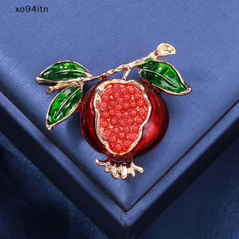 Trâm Cài Áo Hình Quả Lựu Lãng Mạn