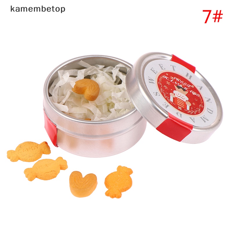 Hộp Thiếc Đựng Bánh Kẹo 1: 12 Trang Trí Nhà Búp Bê Phong Cách Giáng Sinh