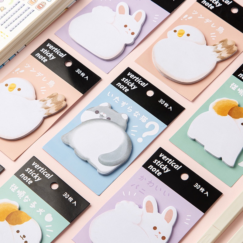 Giấy Dán Ghi Chú Họa Tiết Hoạt Hình Sáng Tạo