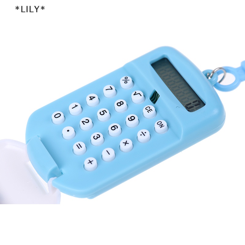 LILY Máy tính xách tay kích thước bỏ túi sáng tạo Keychain Máy tính văn phòng Nguồn cung cấp uuu