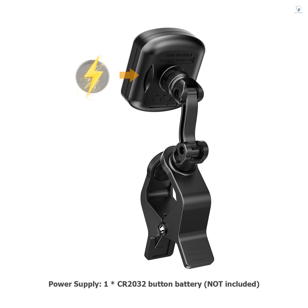 Kẹp Chỉnh Tông Kỹ Thuật Số Mini Đa Năng Có Màn Hình LCD Cho Ghi Ta Bass Ukulele Kalimba