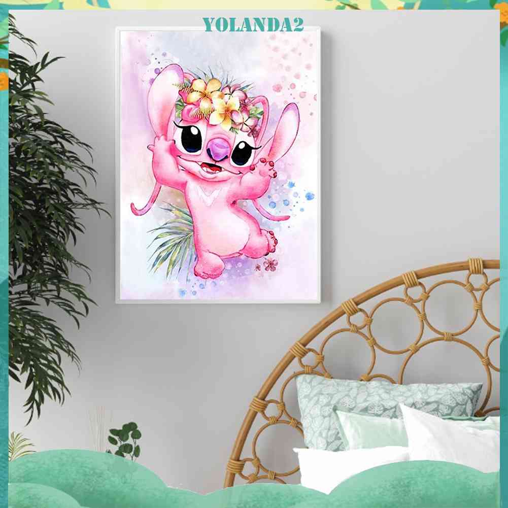 Bộ Tranh Đính Đá 5D Họa Tiết Hoạt Hình Độc Đáo DIY Dùng Trang Trí Nhà Cửa