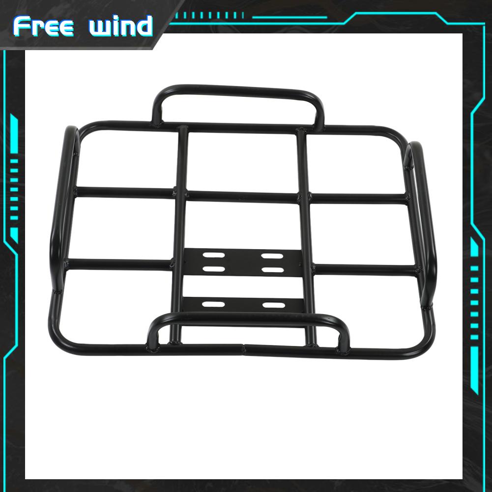 Free wind Hộp Giao Thực Phẩm Giá Đỡ Lưới Tản Nhiệt Phía Sau 80Kg Tải Ống Thép Không Gỉ Đa Năng Cho Xe Máy Đạp Điện