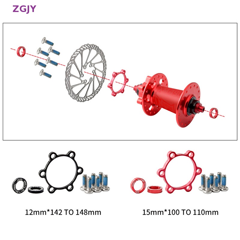 Bộ Chuyển Đổi Trục Bánh Xe Đạp 12 X 142 Sang 148MM 15 X 100 Sang 110MM Mới