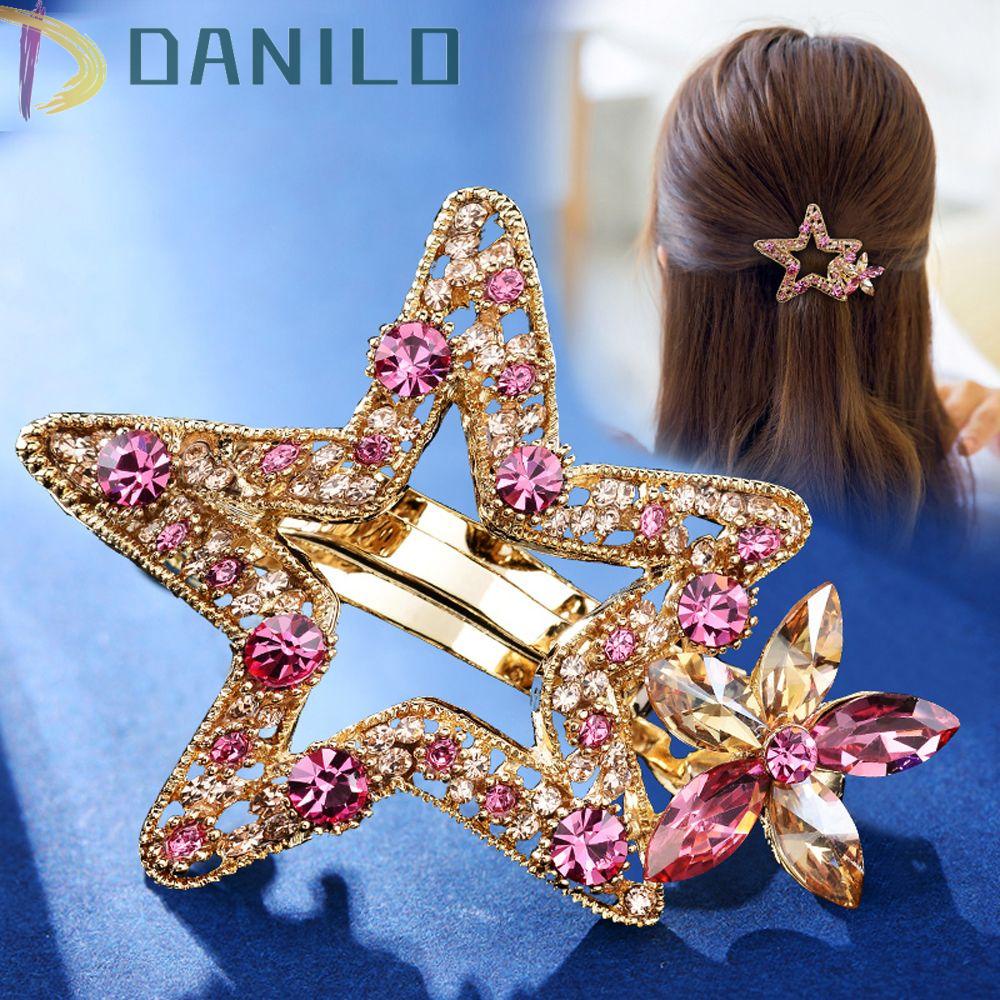 Kẹp tóc hình ngôi sao / bông hoa dễ thương phong cách Hàn Quốc cho nữ