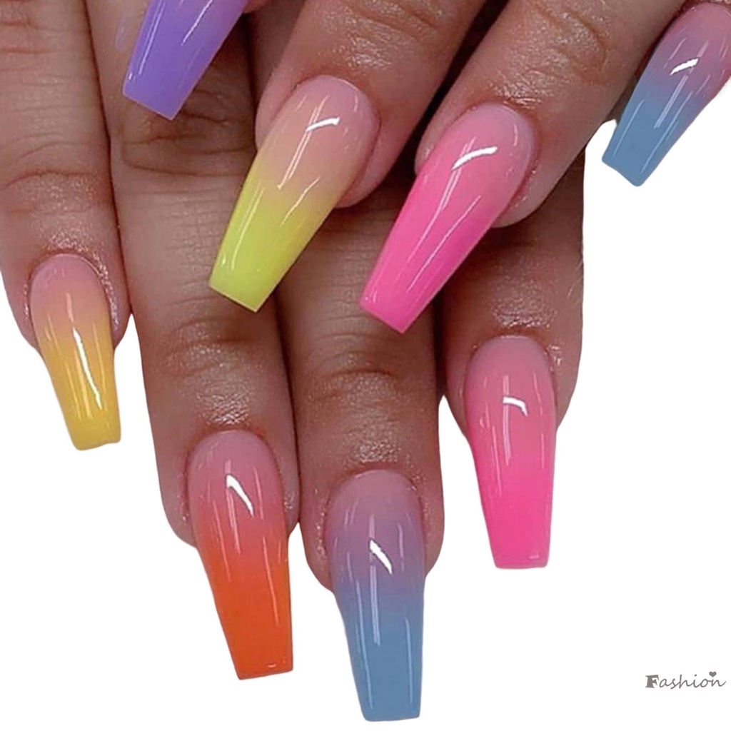 Móng Tay Giả Múa Ba Lê Dài Không Độc Hại Không Đau Nhiều Màu Sắc