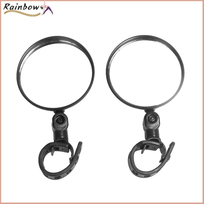 1 Cặp Gương Chiếu Hậu Hình Oval / Tròn Chuyên Dụng Cho Xe Đạp Điện