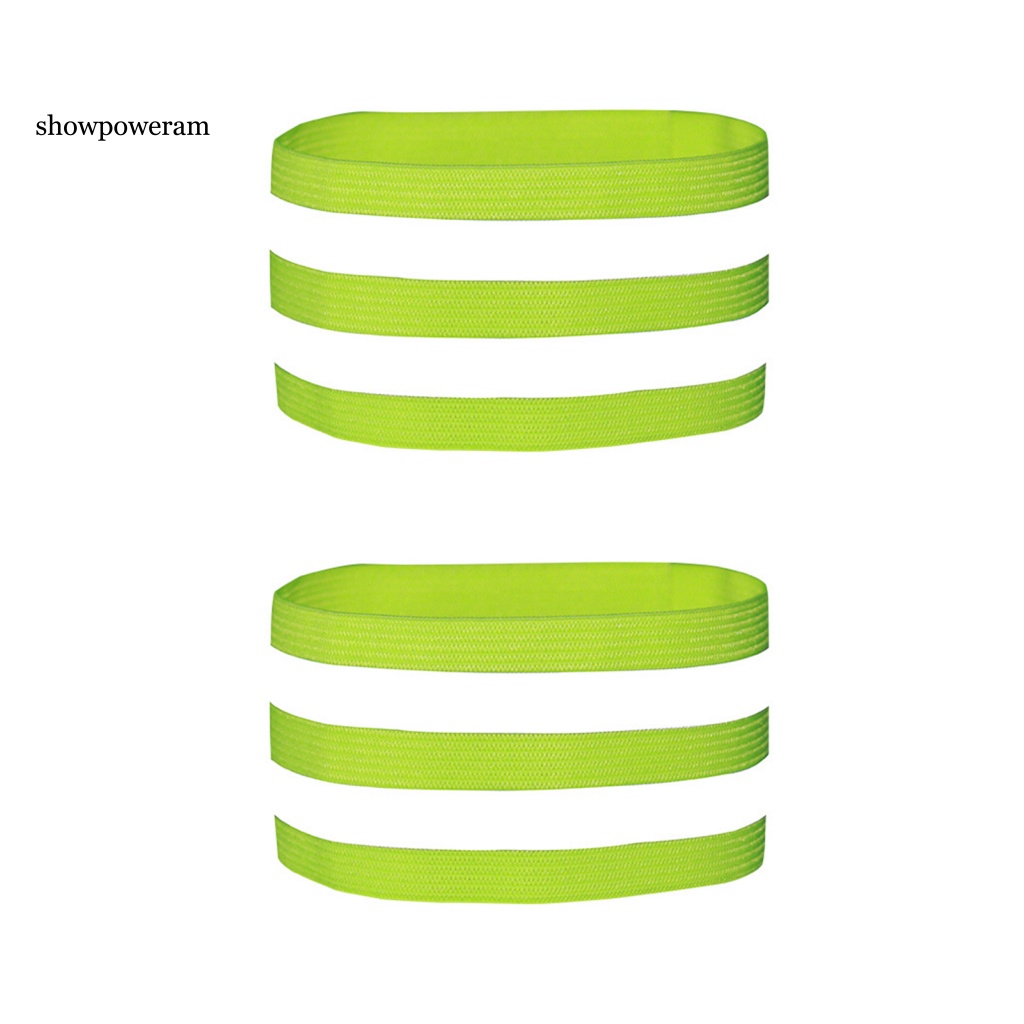 1 Cặp Băng Đeo Tay Phản Quang Thoáng Khí Hỗ Trợ Chạy Xe Đạp