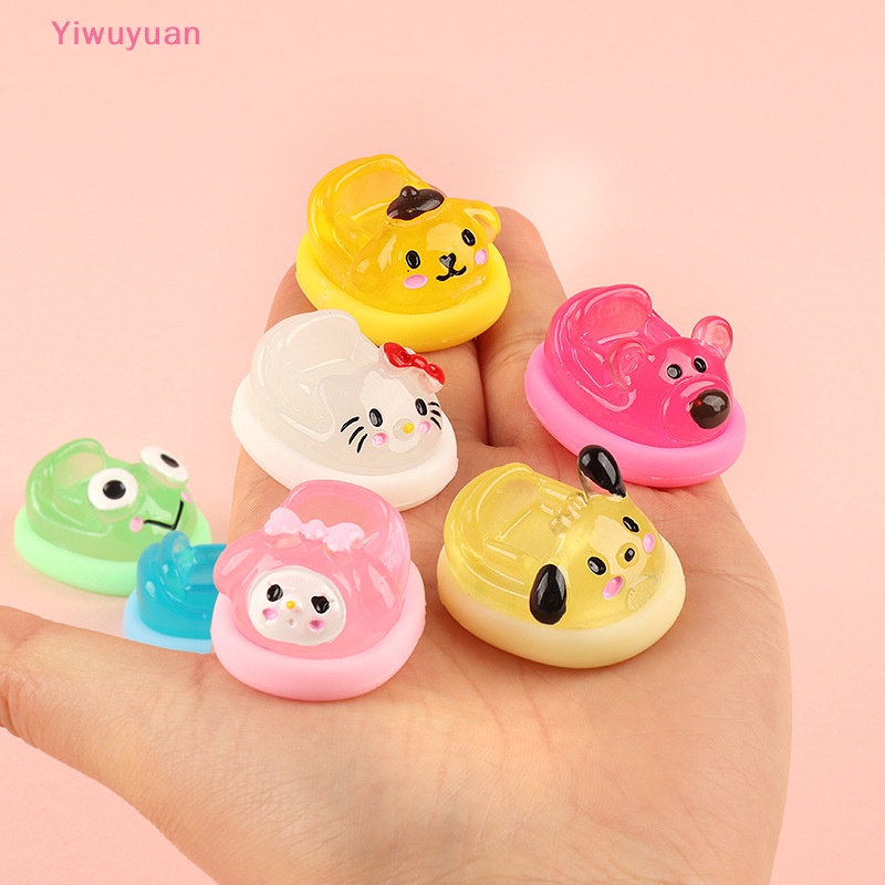 < Yiwuyuan > Đồ Chơi Xe Hơi Đồ Chơi Ba Chiều Dạ Quang Keo Dán Trang Sức Điện Thoại Di Động Bằng Nhựa Resin DIY Mới