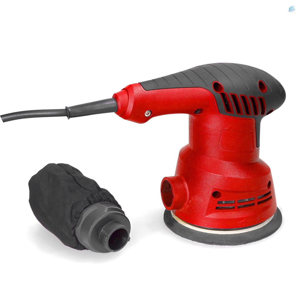 Máy Đánh Bóng Điện Tử Cầm Tay 300W 5 Inch 125mm Kèm Hộp Đựng 6 Tốc Độ Chống Bụi