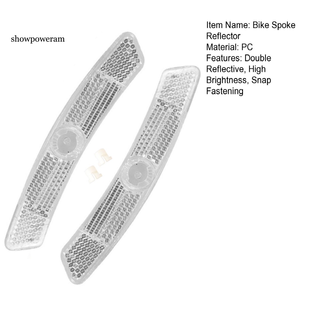 1 Bộ Đèn Phản Quang Chống Rơi Xoay 170 Độ Gắn Xe Đạp