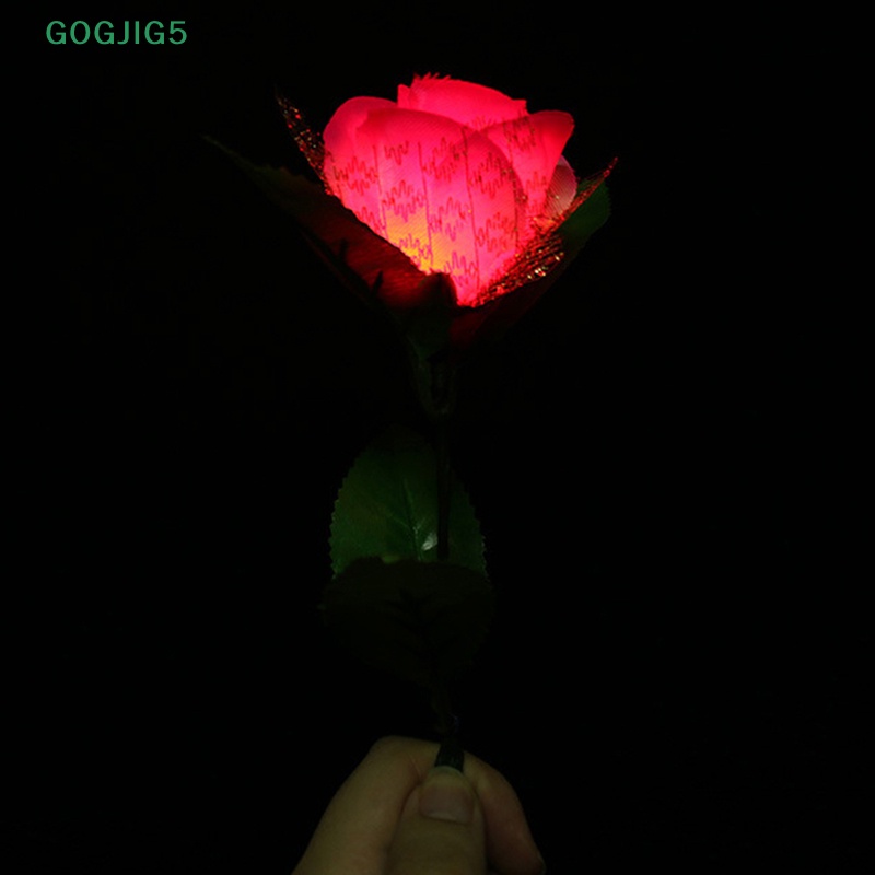 Hoa Hồng Giả Có Đèn LED Phát Sáng 29.5cm GOGJIG5
