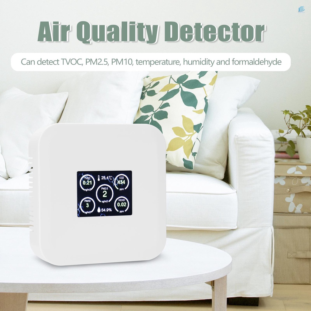 Thiết Bị PM2.5 PM10 CO2 Phát Hiện Khí Trong Nhà Đa Năng